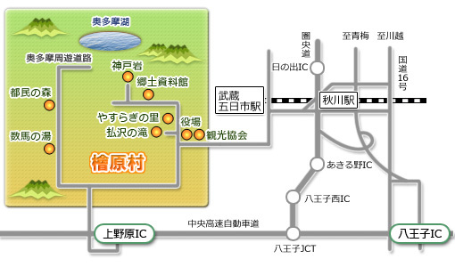 車でのアクセス方法