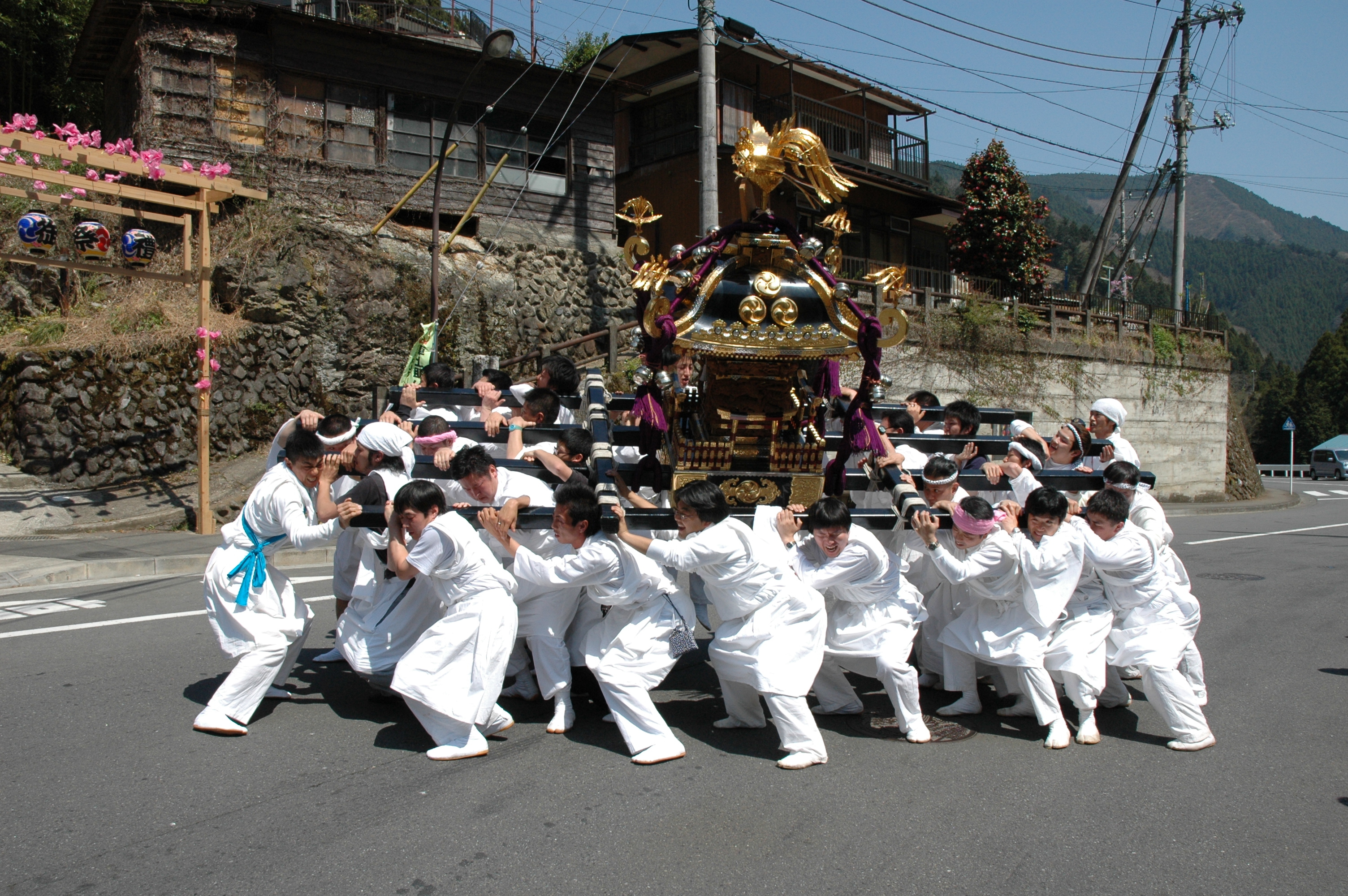 大嶽神社例大祭の様子